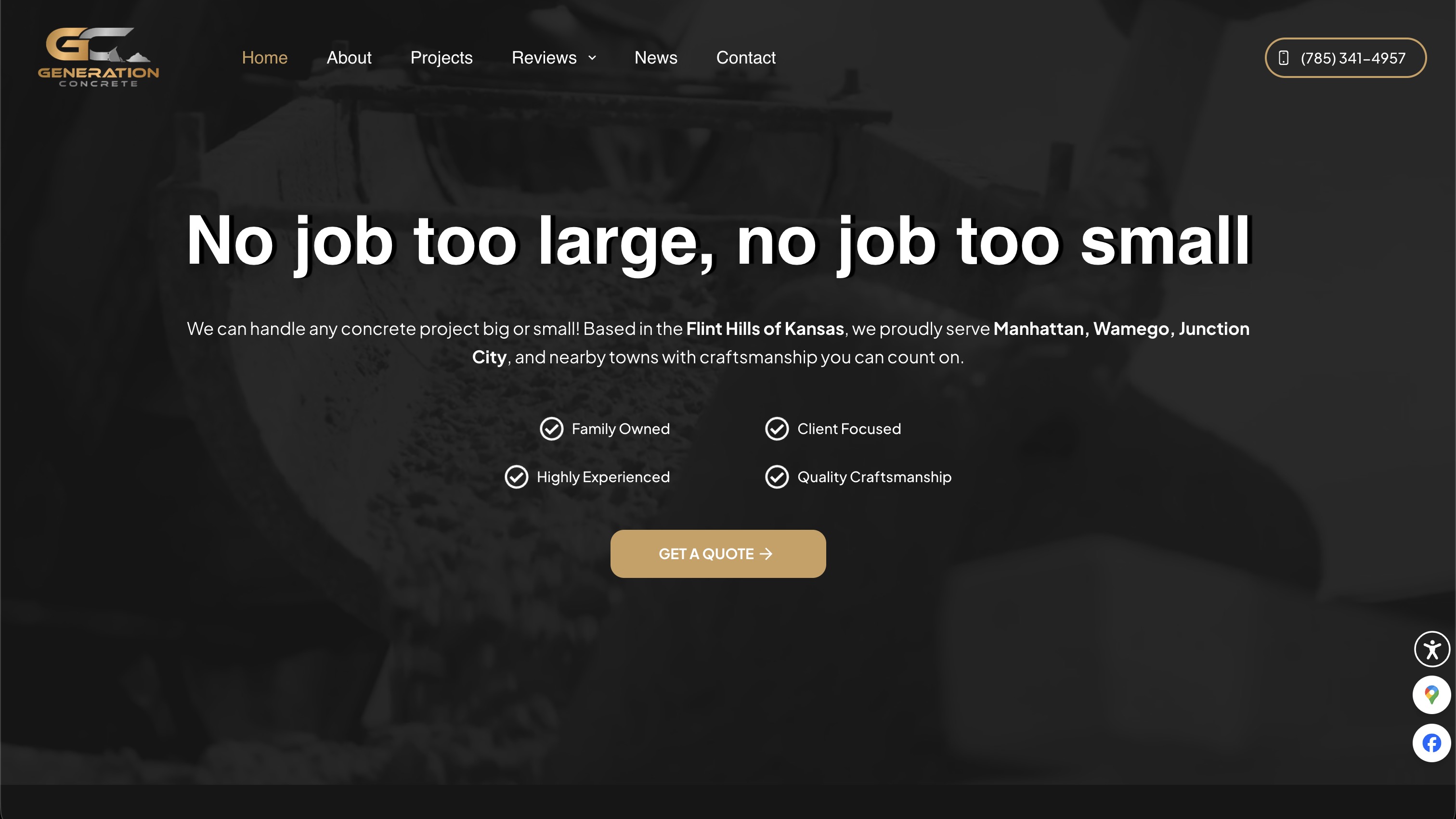 Generation Concrete LLC website