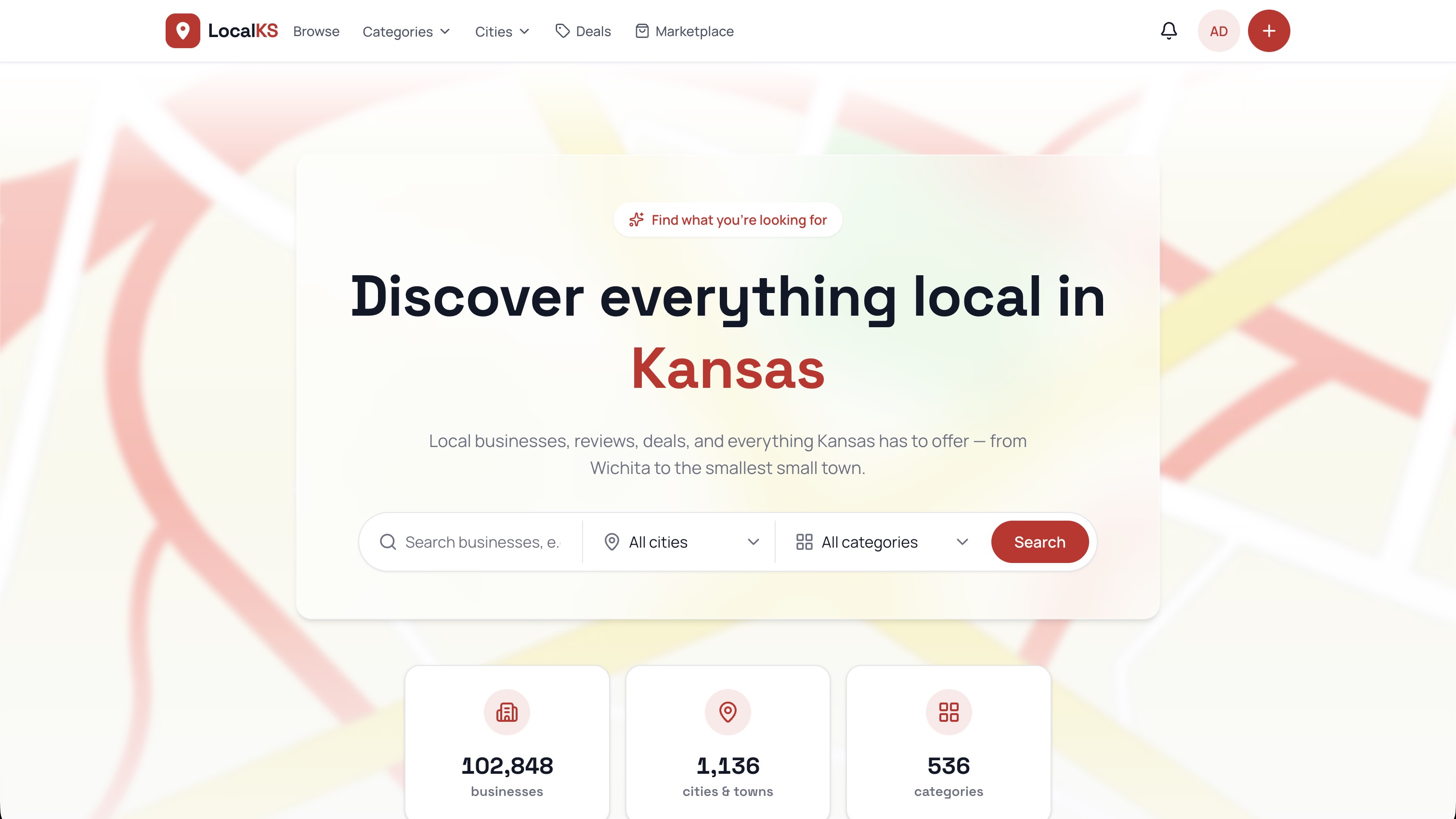 LocalKS business directory website