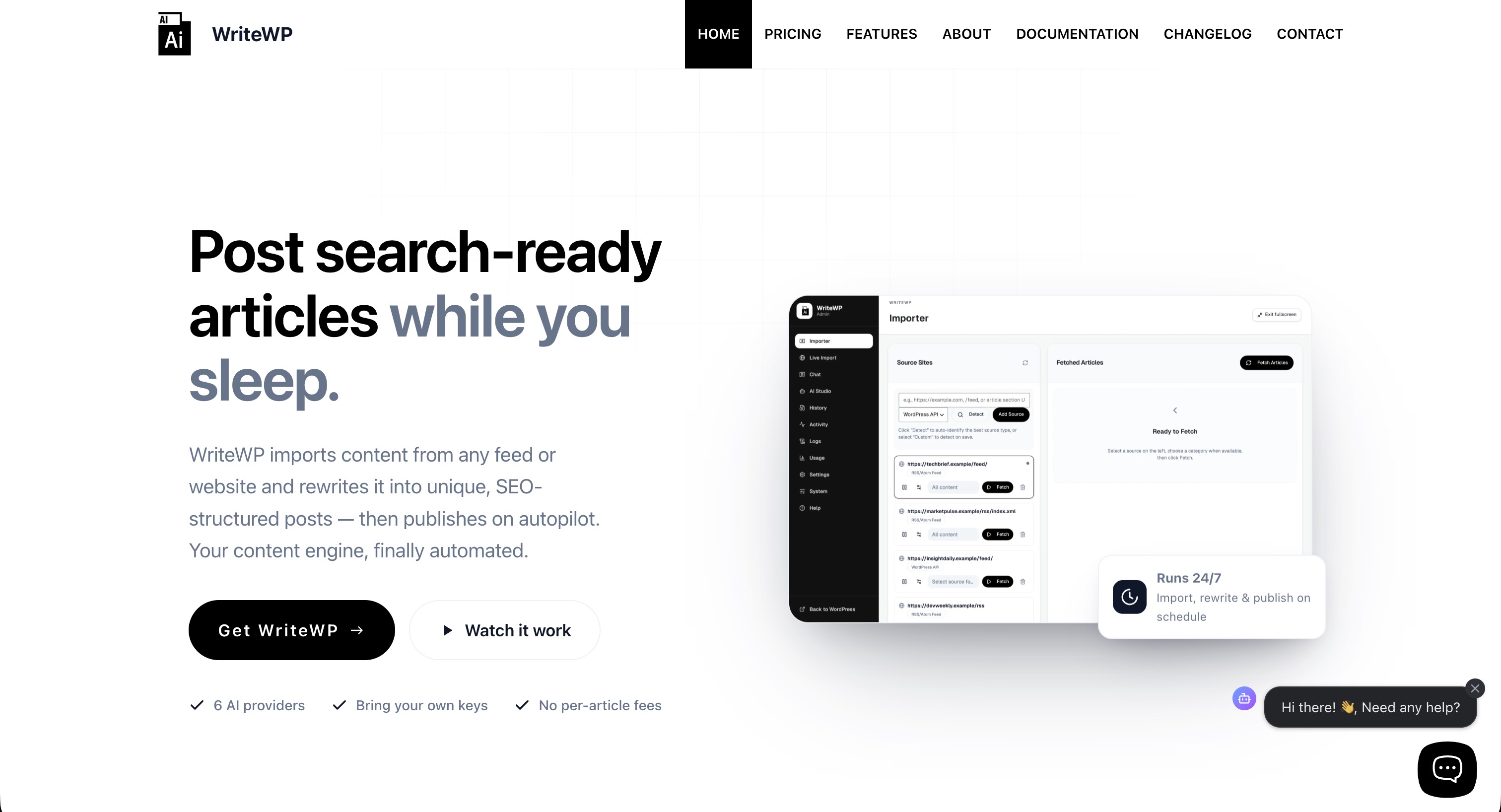 WriteWP WordPress content workflow website
